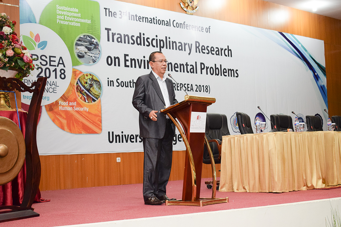 Prof. Dr. Syamsu Qamar Badu, Rector of UNG’s Opening Speech